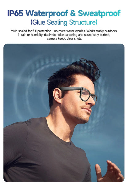 GUHUAVMI W610 AI Smart Glasses – Bluetooth Audio, Camera & Voice Assistant