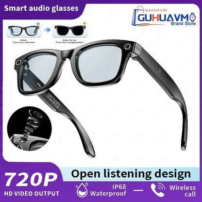 GUHUAVMI W610 AI Smart Glasses – Bluetooth Audio, Camera & Voice Assistant