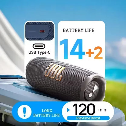 ‌JBL FLIP 7 Wireless Bluetooth Speaker - Rugged IP68 Waterproof Design, Loud Bass & Crystal Clear Sound for Adventures‌
