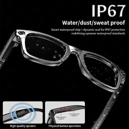 GUHUAVMI W610 AI Smart Glasses – Bluetooth Audio, Camera & Voice Assistant