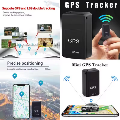 GF07 Mini Magnetic GPS Tracker with Voice Recorder – Real-Time Car & Bike Locator